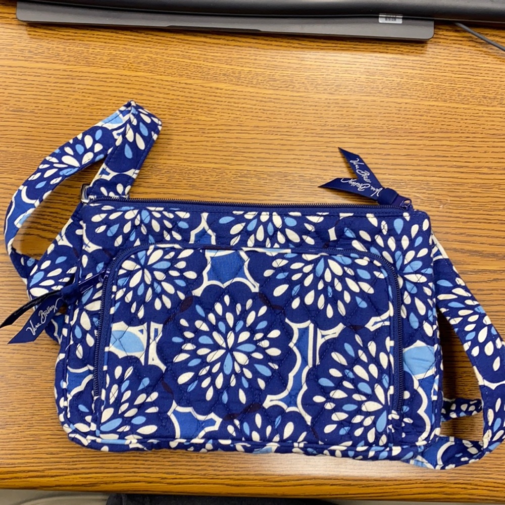 Vera Bradley triple compartment crossbody bag